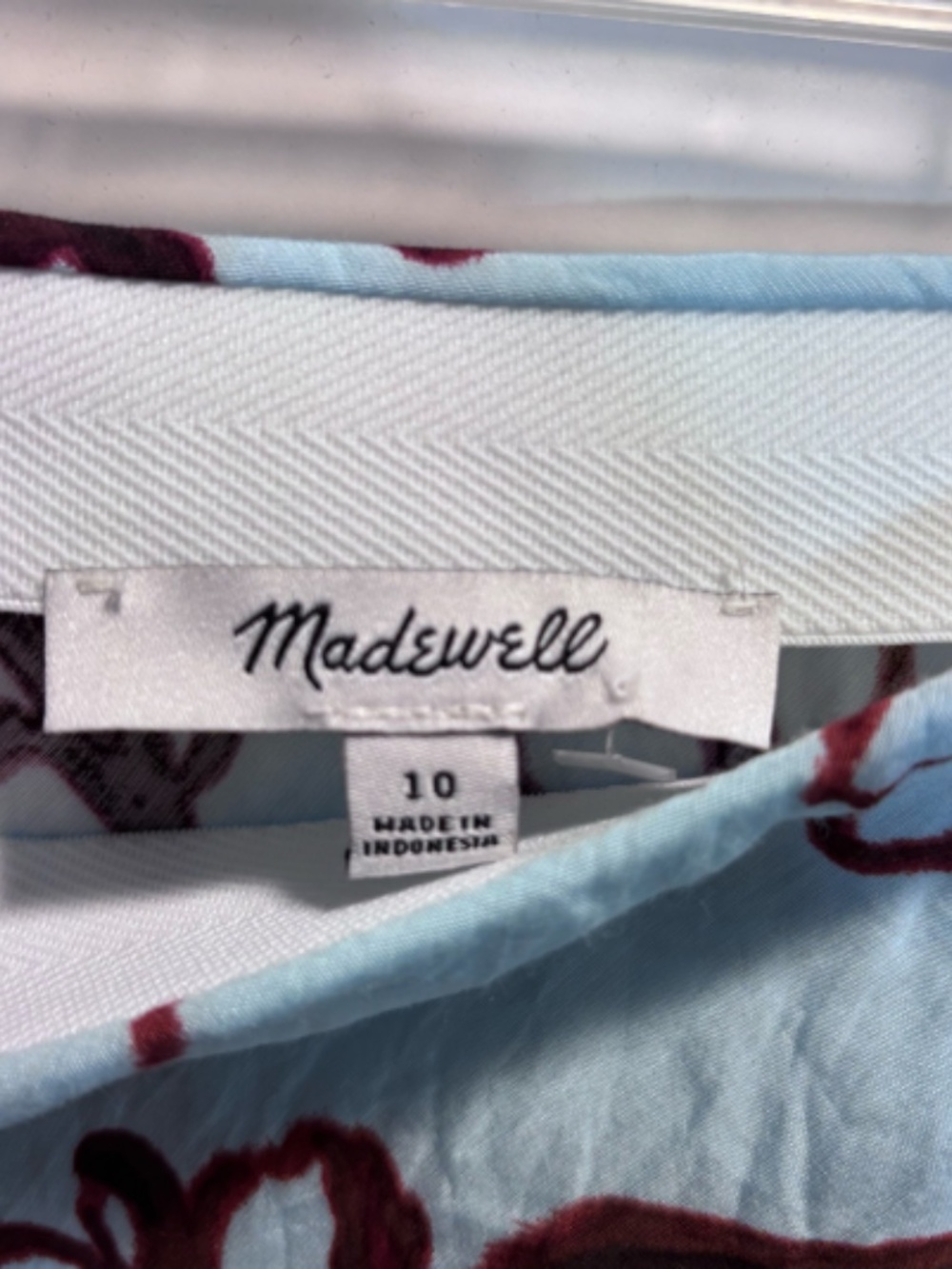 Madewell Set 2-piece Top Bottom Sizes 10-12 Sleeveless Button + Skirt Side Slit - Picture 3 of 8